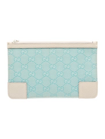 GG Canvas Clutch