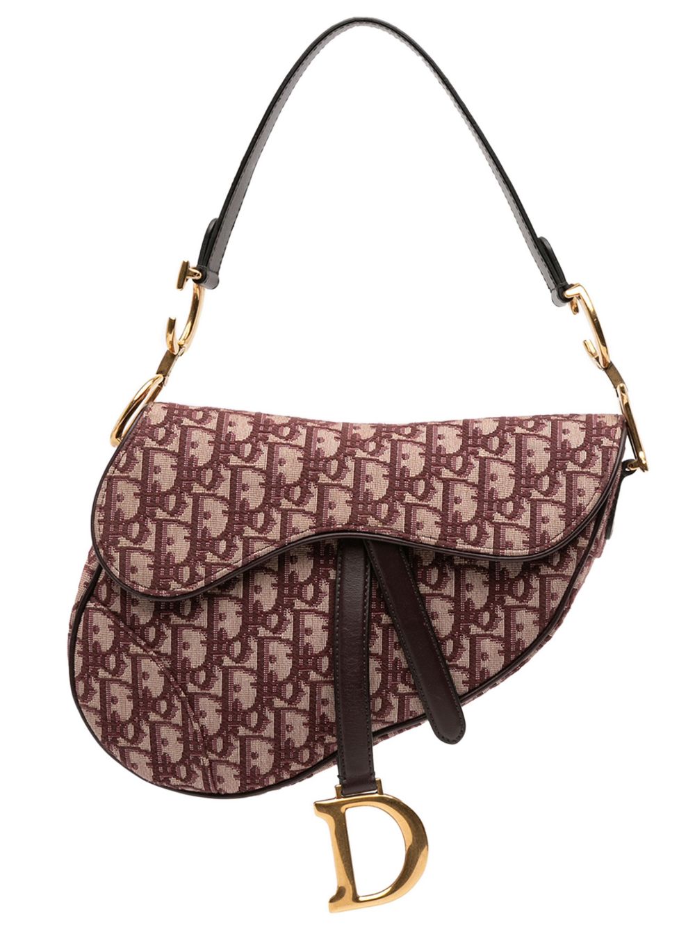 2018 Oblique Canvas Saddle Bag shoulder bag