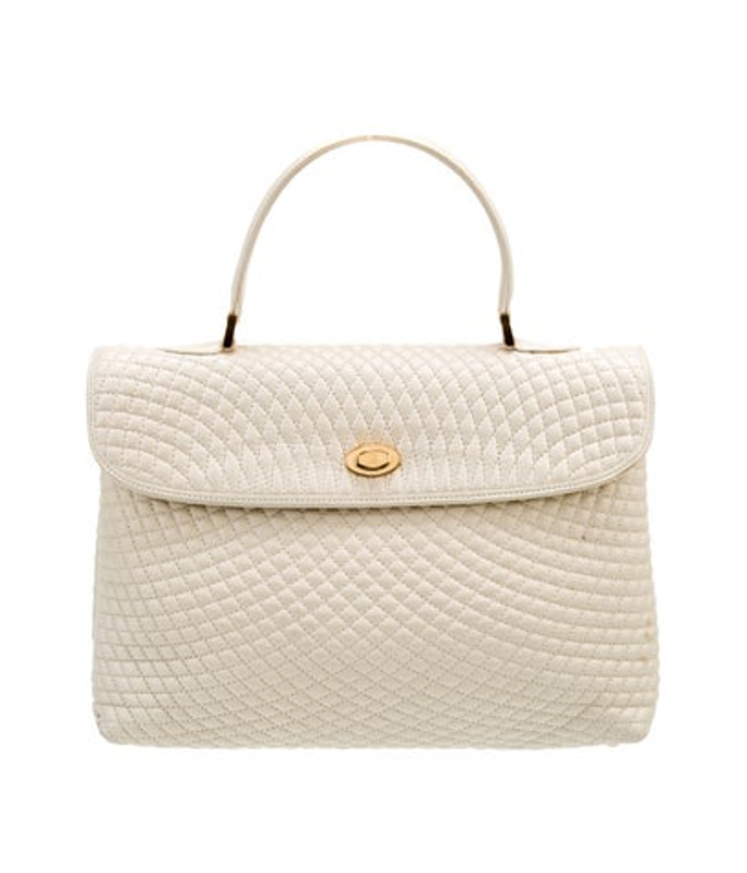 Bally Leather Top Handle Bag