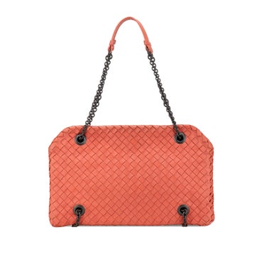 Leather Nappa Intrecciato Duo Shoulder Bag