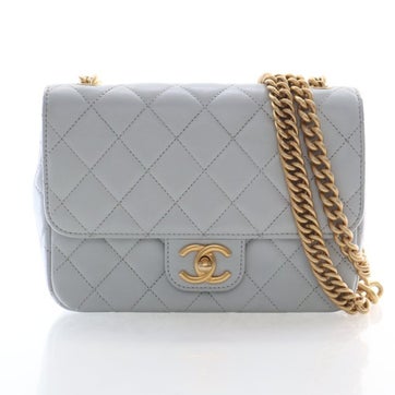 Calfskin Chain Flap Small