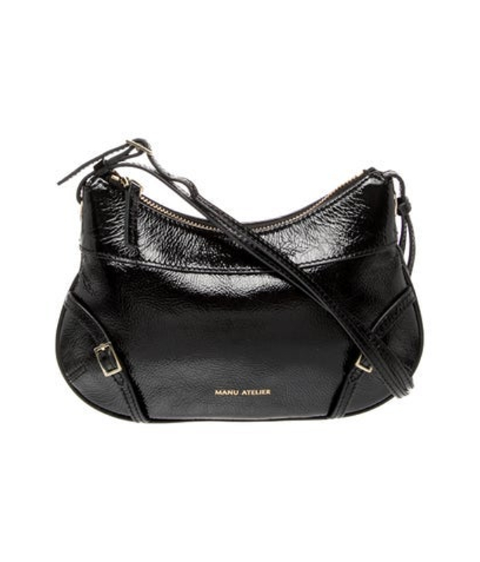 Manu Atelier Atelier Patent Leather Top Handle Bag