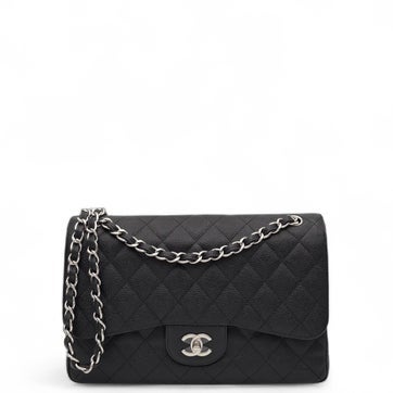 Calfskin Double Flap Jumbo