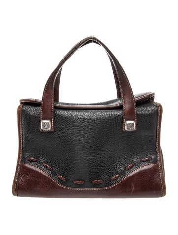 Leather Top Handle Bag Vintage