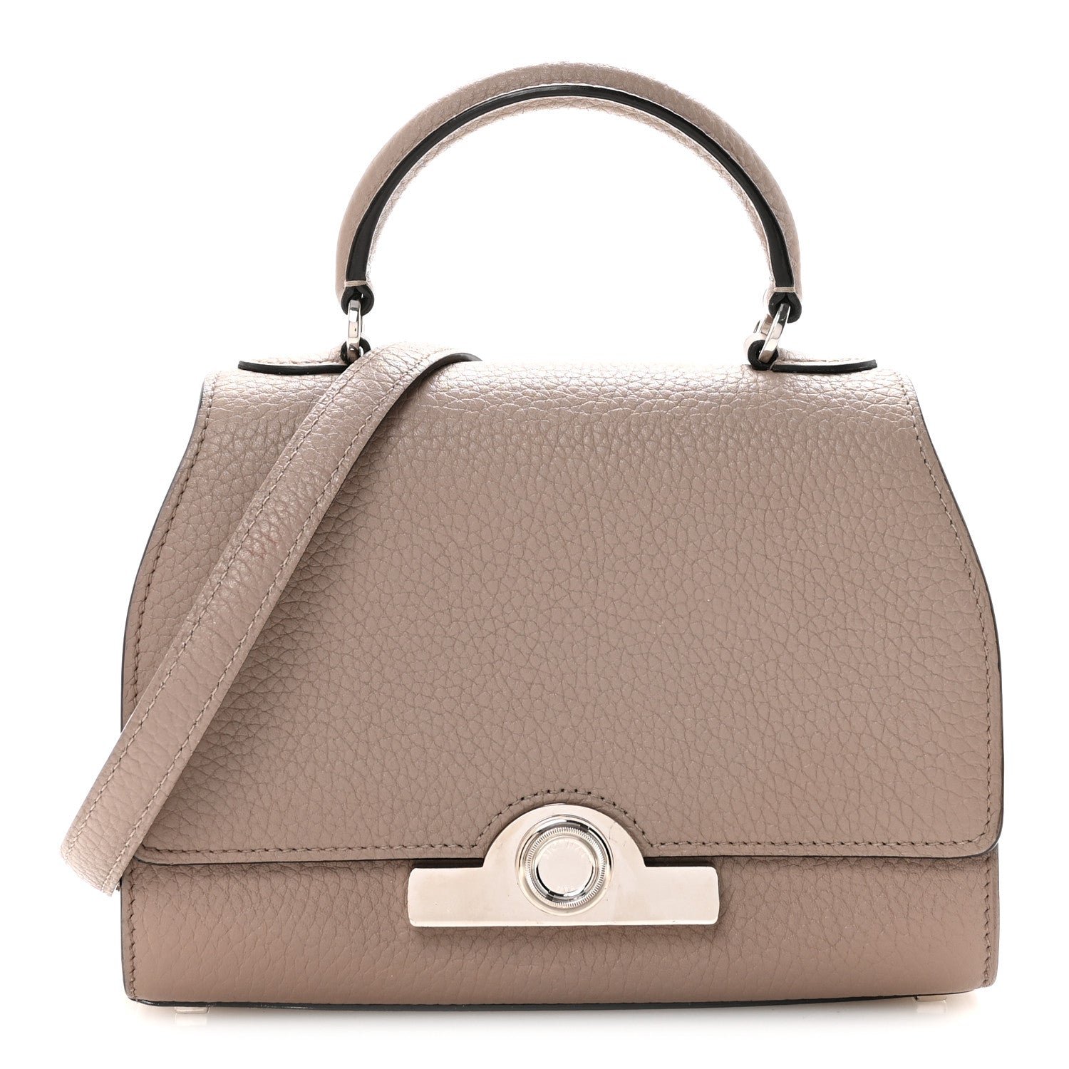 Moynat Taurillon Blush Rejane BB Tourterelle