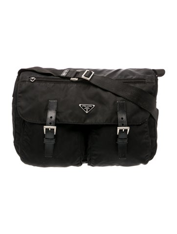 Tessuto Nylon Messenger Bag