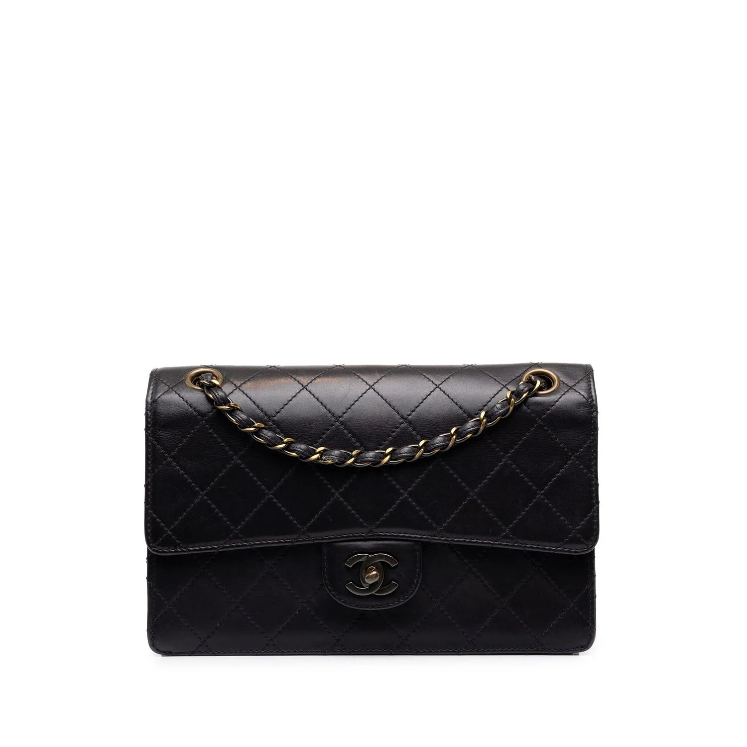 Medium CC Quilted Lambskin Single Flap