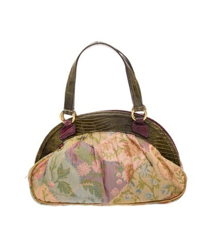 Etro Canvas Top Handle Bag