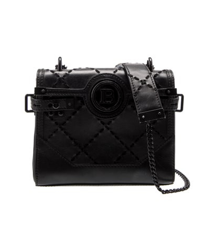 Balmain Leather Shoulder Bag