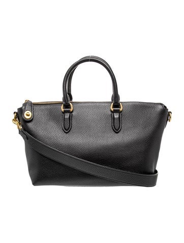 Leather Top Handle Bag