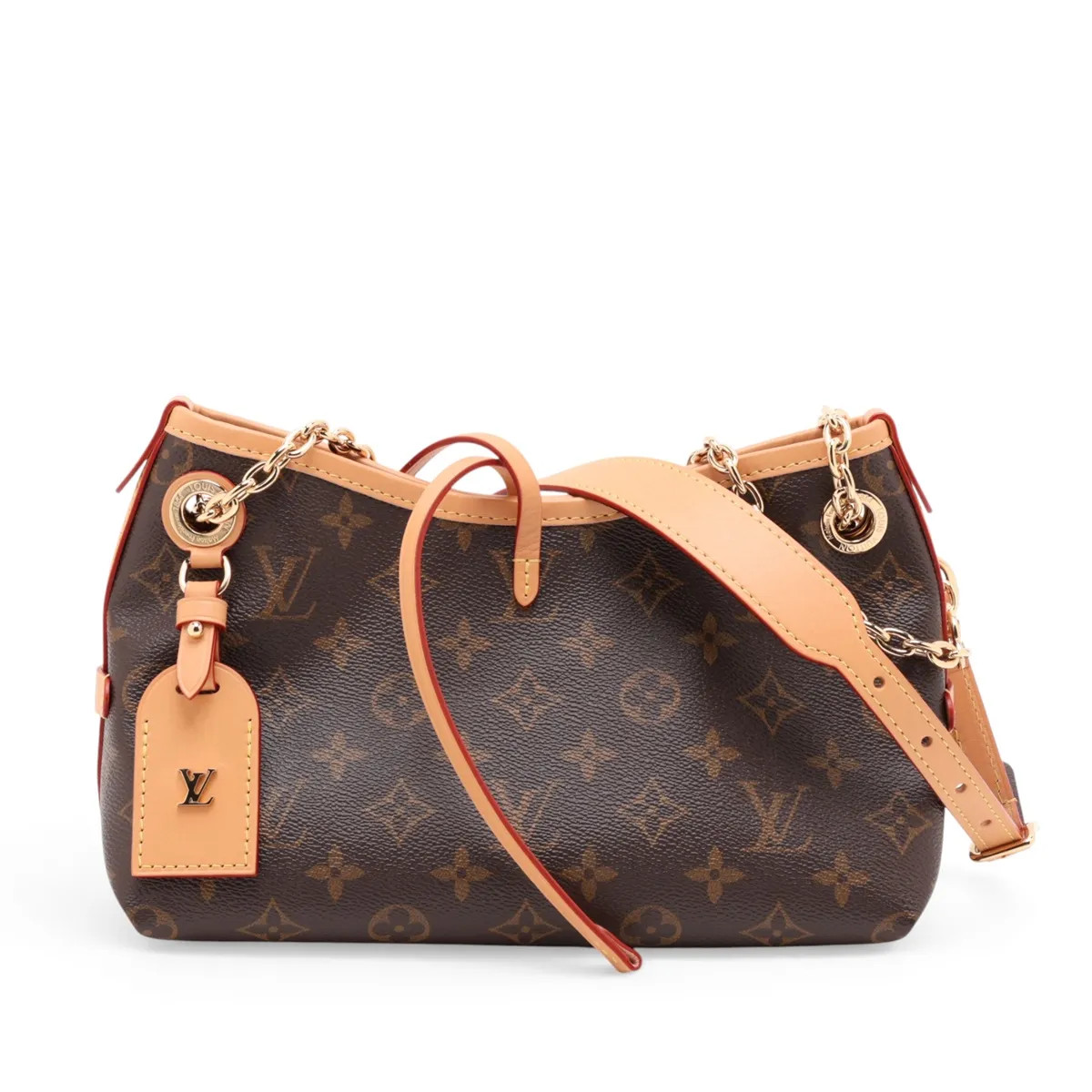 Louis Vuitton Monogram Carryall BB M13014 Brown There was an RFID response