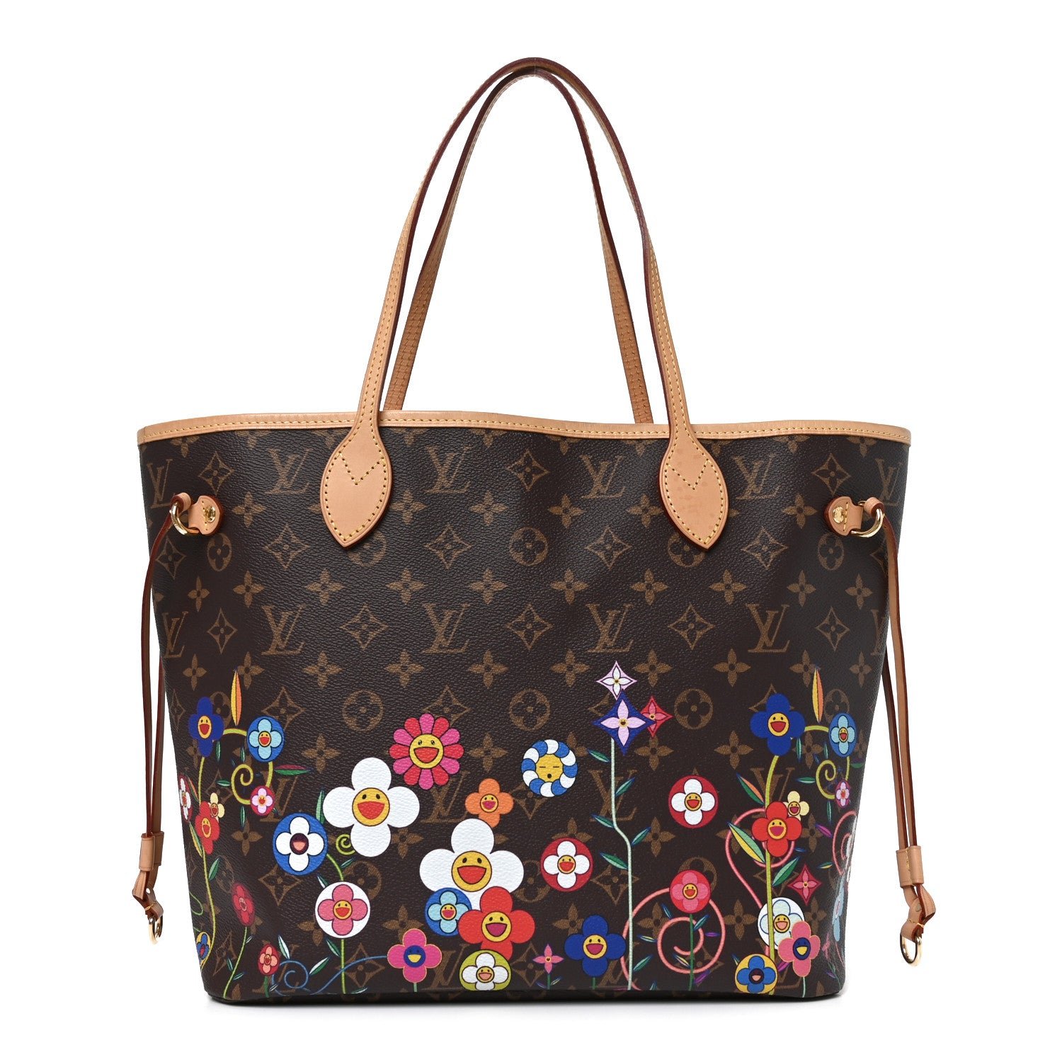 Louis Vuitton LV X TM Monogram Flowers Neverfull MM