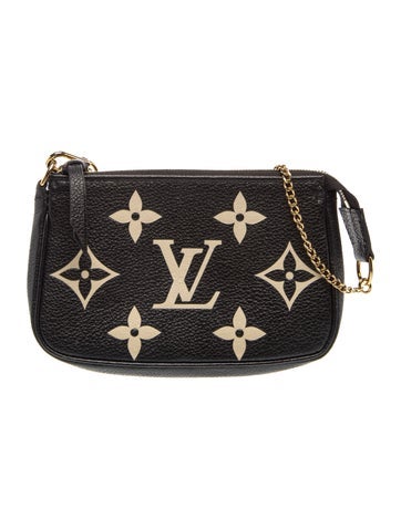 Bicolor Empreinte Pochette Accessoires Mini