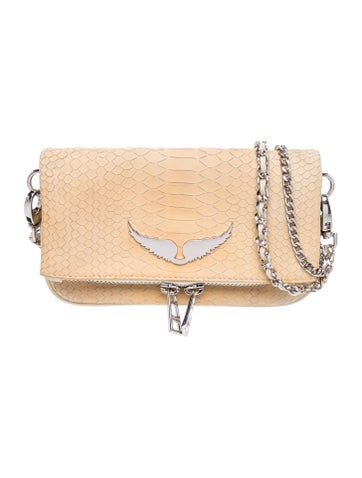 Embossed Leather Shoulder Bag