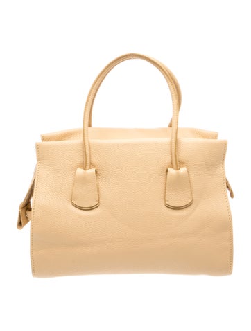 Leather Top Handle Bag