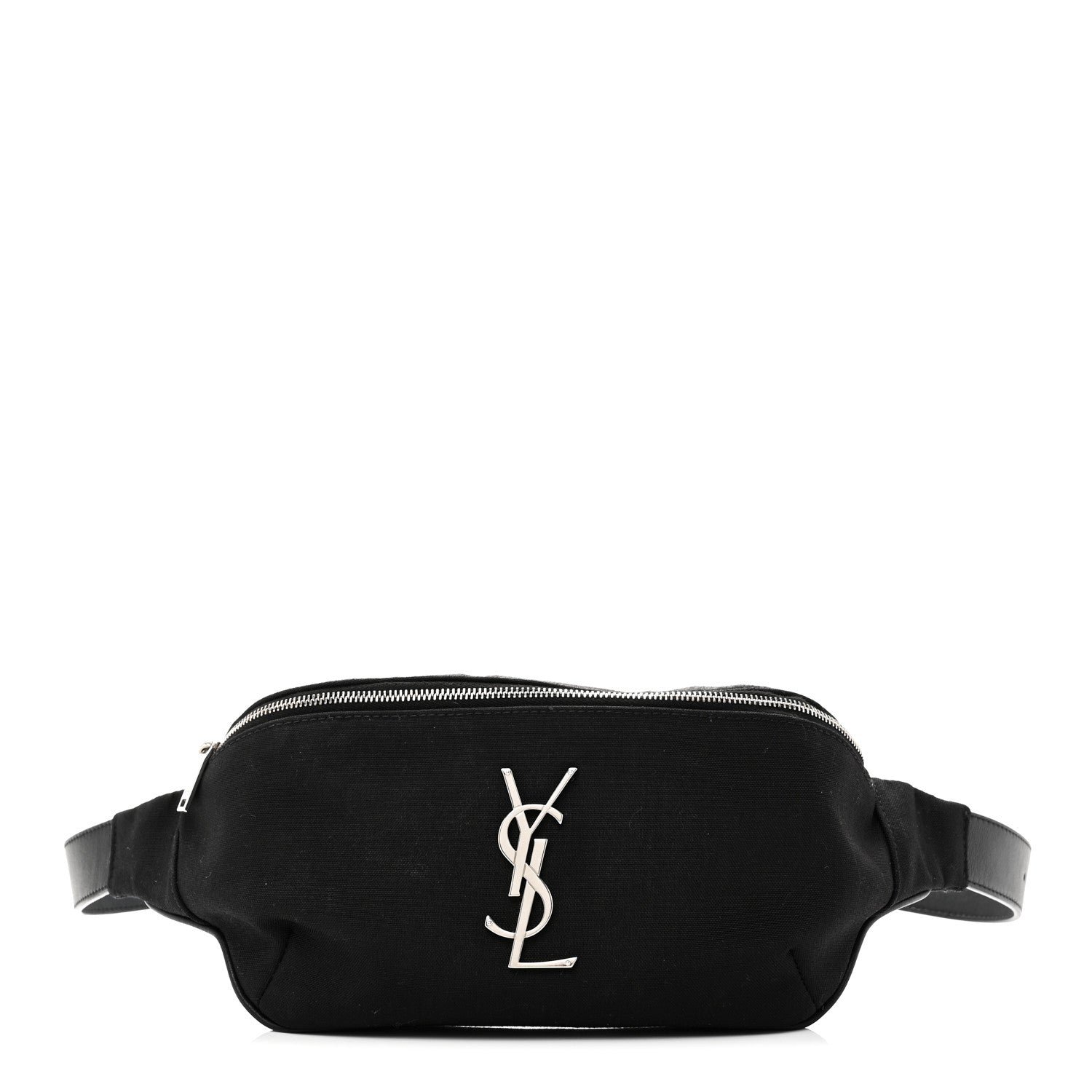 Saint Laurent Saint Laurent Canvas Monogram Belt Bag Black