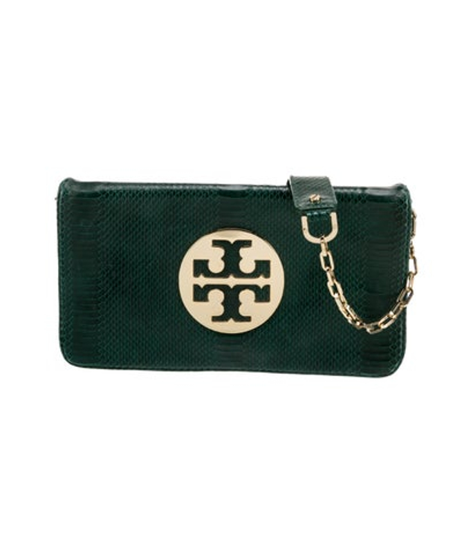 Tory Burch Burch Embossed Leather Shoulder Bag