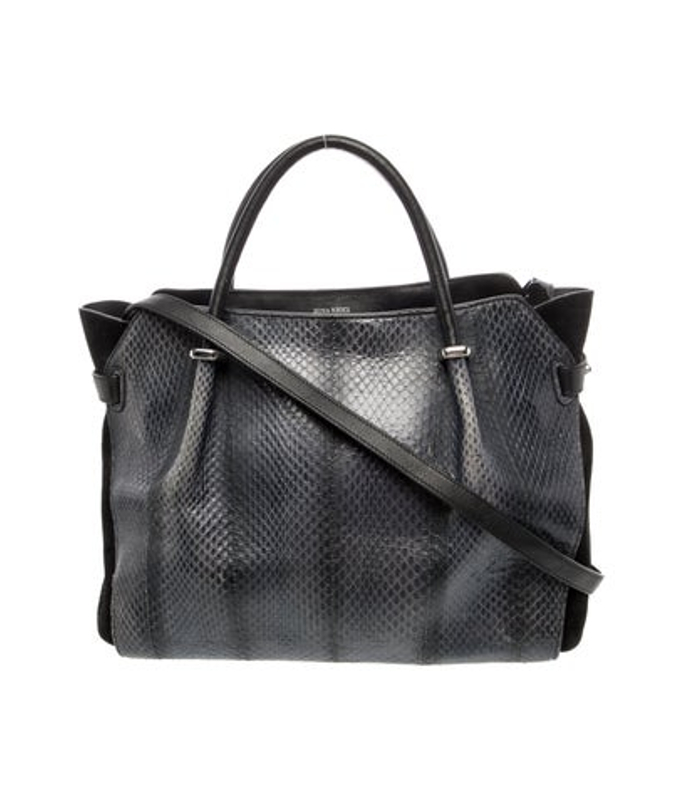 Nina Ricci Ricci Snakeskin Top Handle Bag