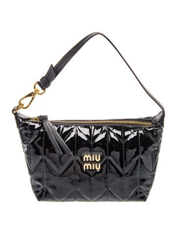 Patent Leather Vernice Trapunto Quilted Mini Spirit Ciré