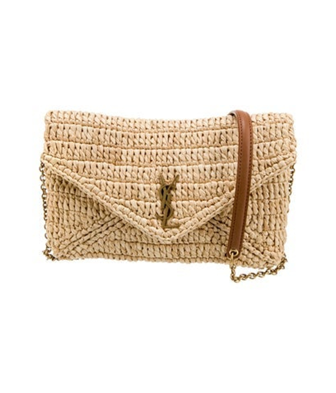 Saint Laurent Laurent Raffia Kate 2025