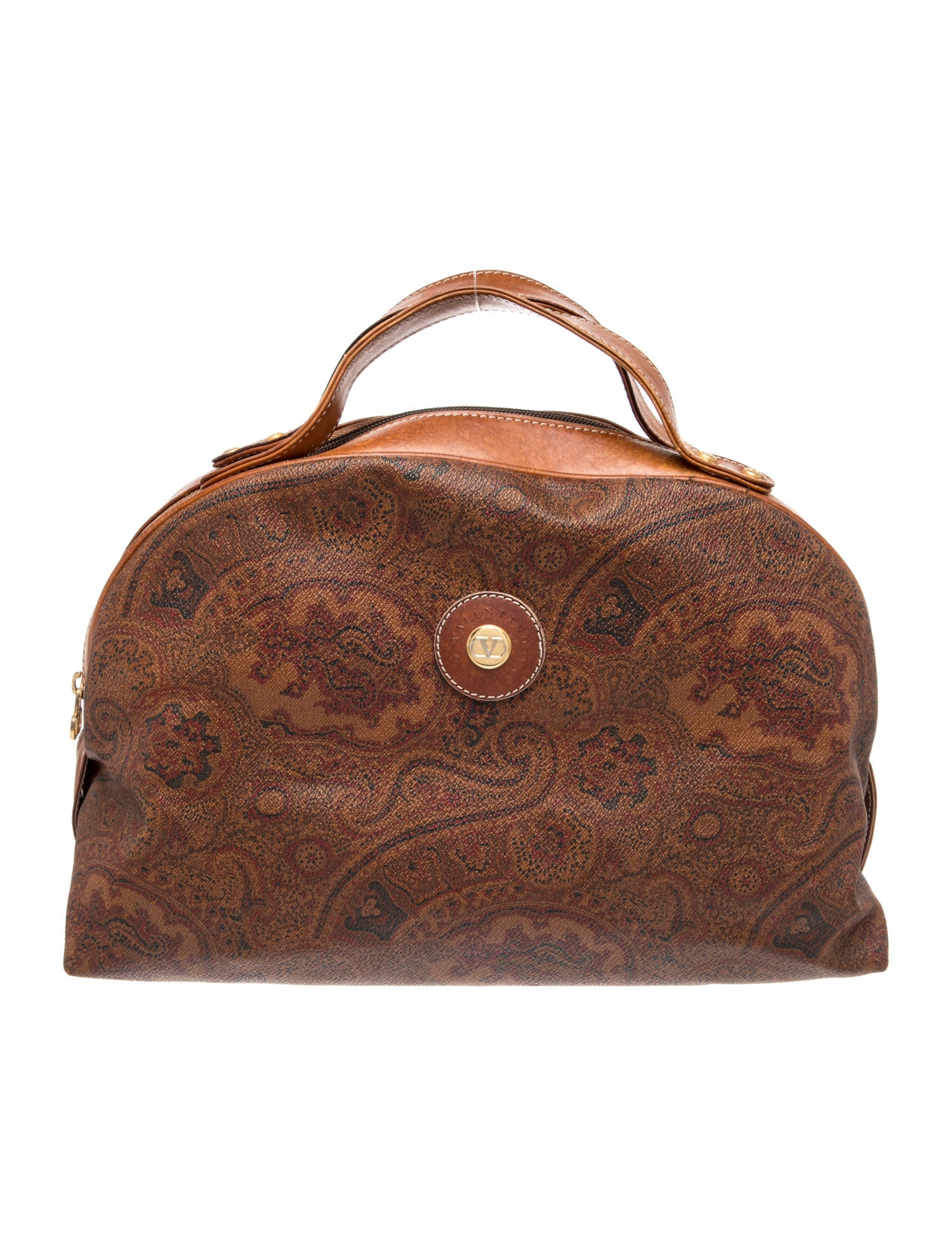 Valentino Leather Top Handle Bag Vintage