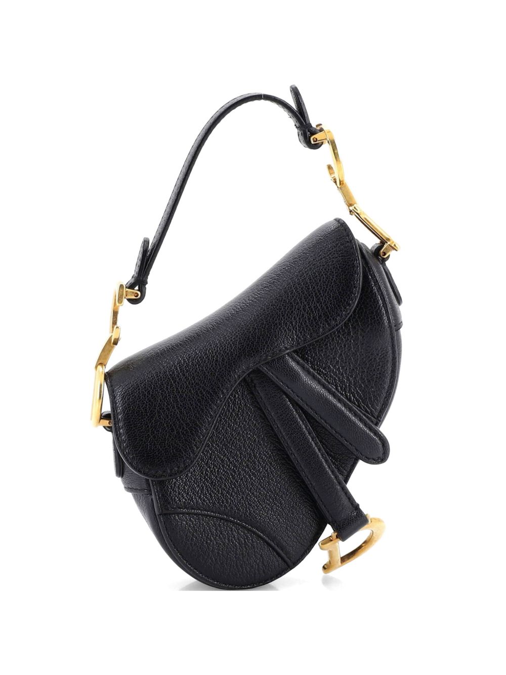 Saddle Handbag Leather Micro satchel