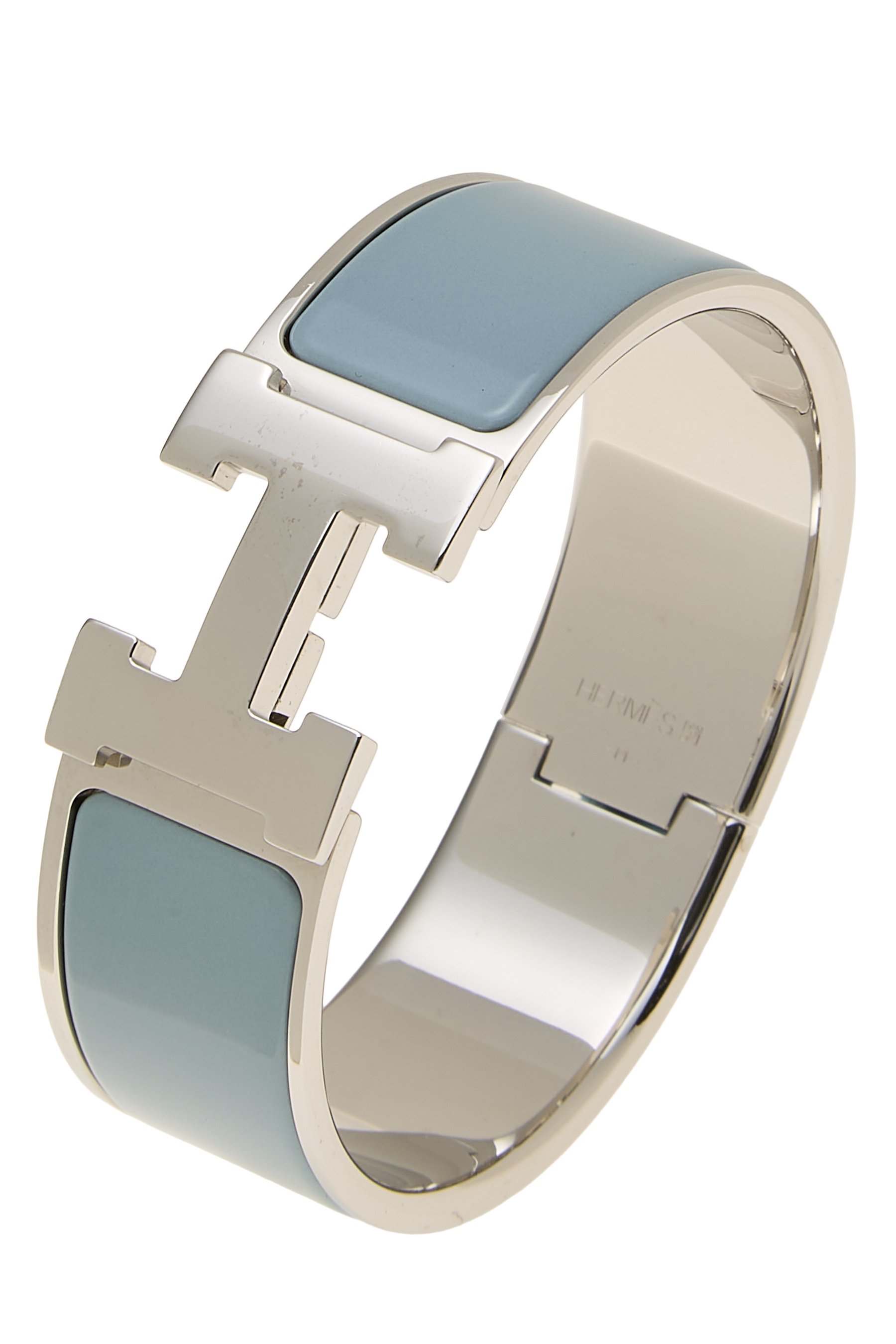 Hermes Blue Clic Clac H Wide