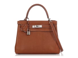 Hermes Hermès Fauve Barenia Faubourg Kelly 28