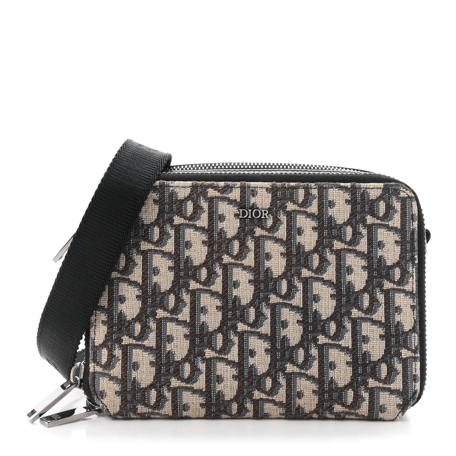 Christian Dior Oblique Messenger Pouch Black