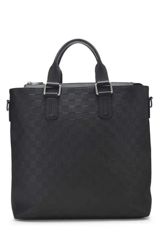 Black Damier Infini Daily Tote