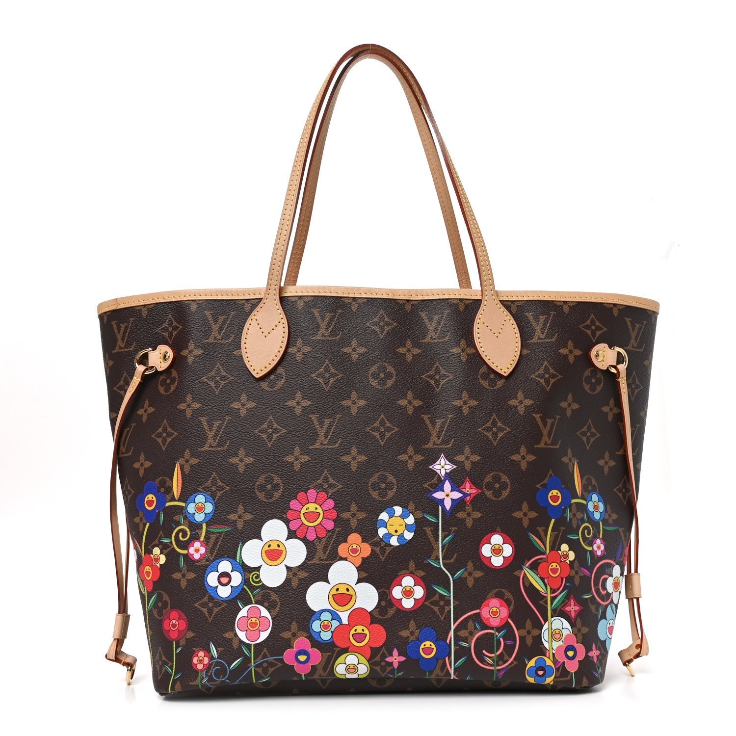 Louis Vuitton LV X TM Monogram Flowers Neverfull MM