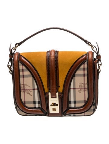 Haymarket Check Top Handle Bag