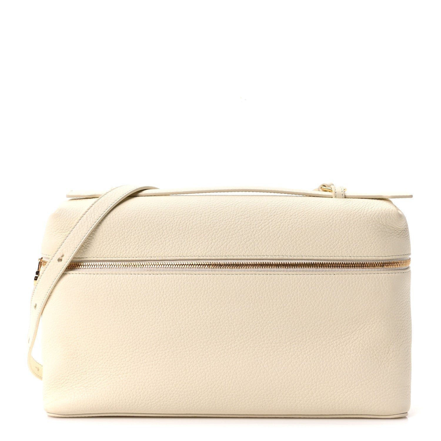 Loro Piana Tender Lambskin Extra Pocket Bag L27 Whisper White