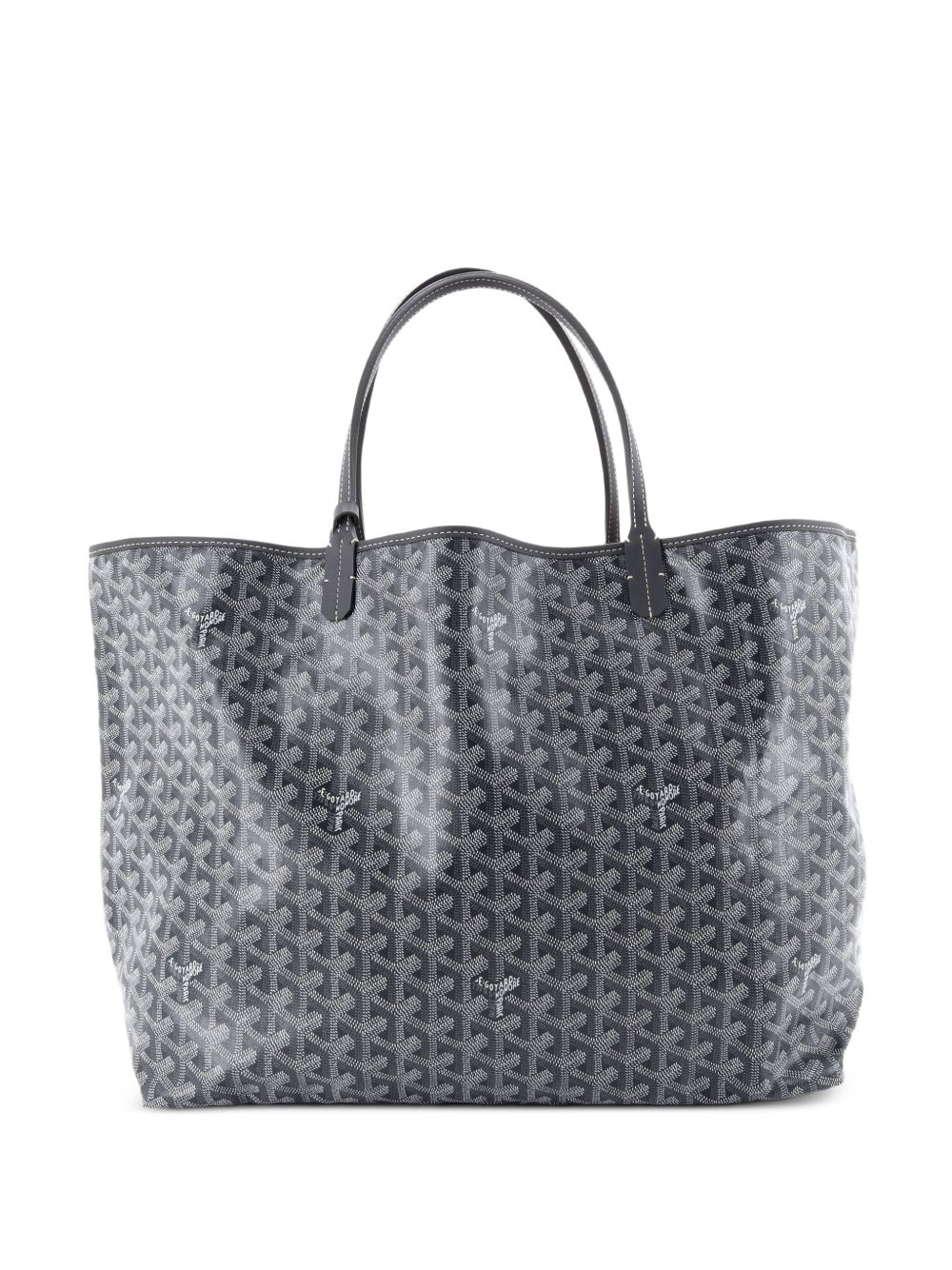 Saint Louis Reversible Coated Canvas and Printed Canvas GM tote bag