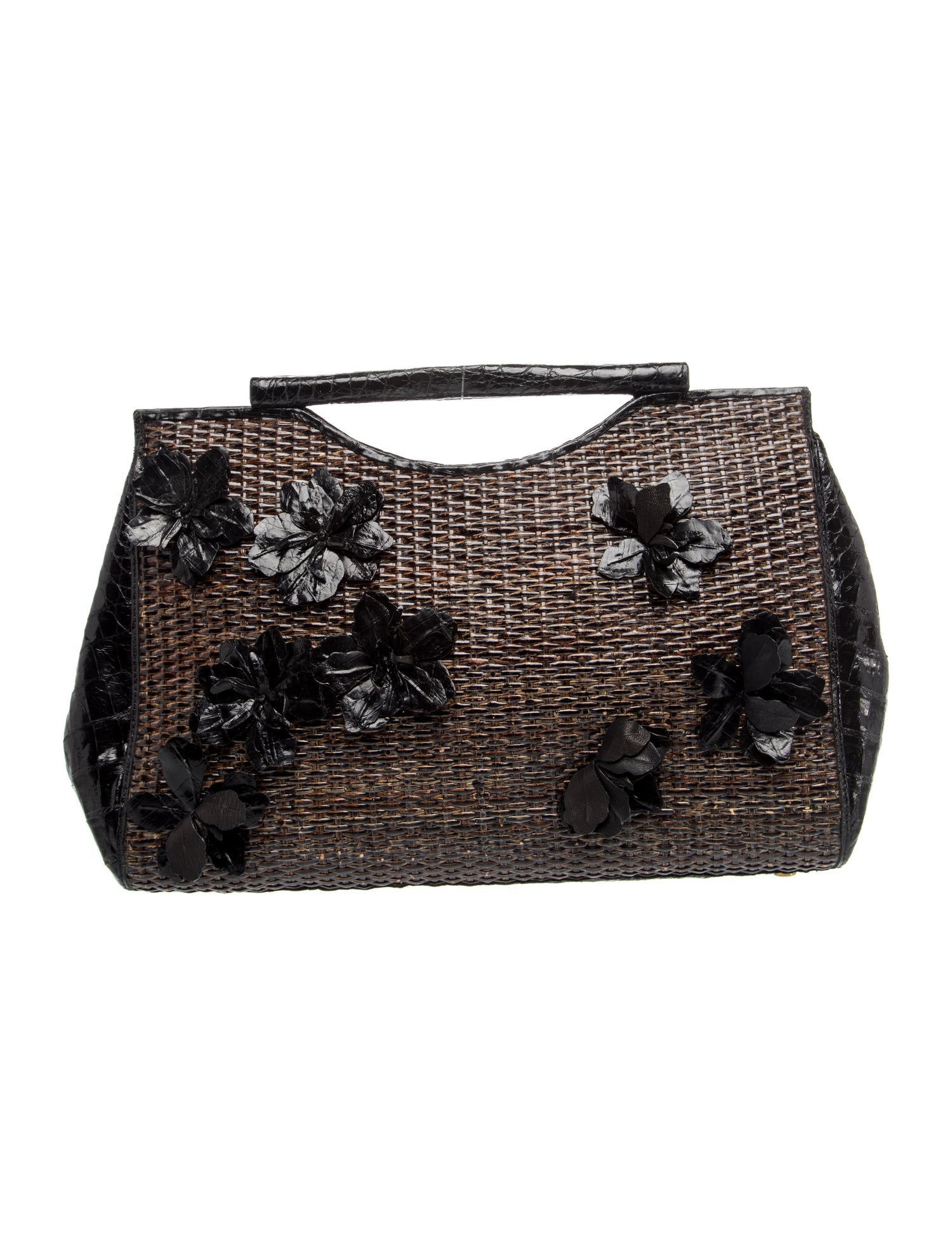 Nancy Gonzalez Leather Top Handle Bag