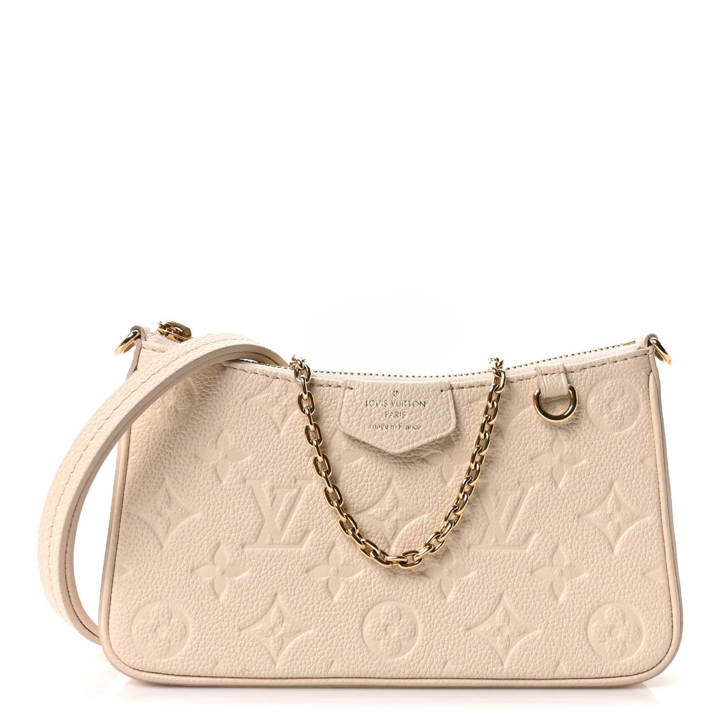 Louis Vuitton Empreinte Easy Pouch On Strap Cream