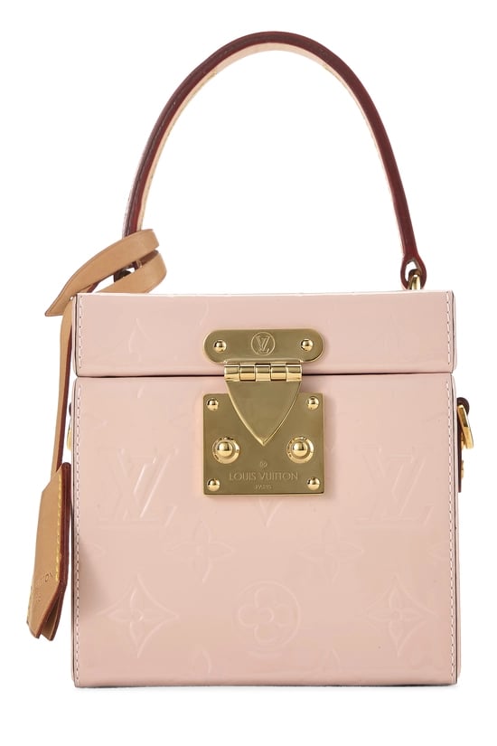 Pink Vernis Leather Bleecker Box Bag