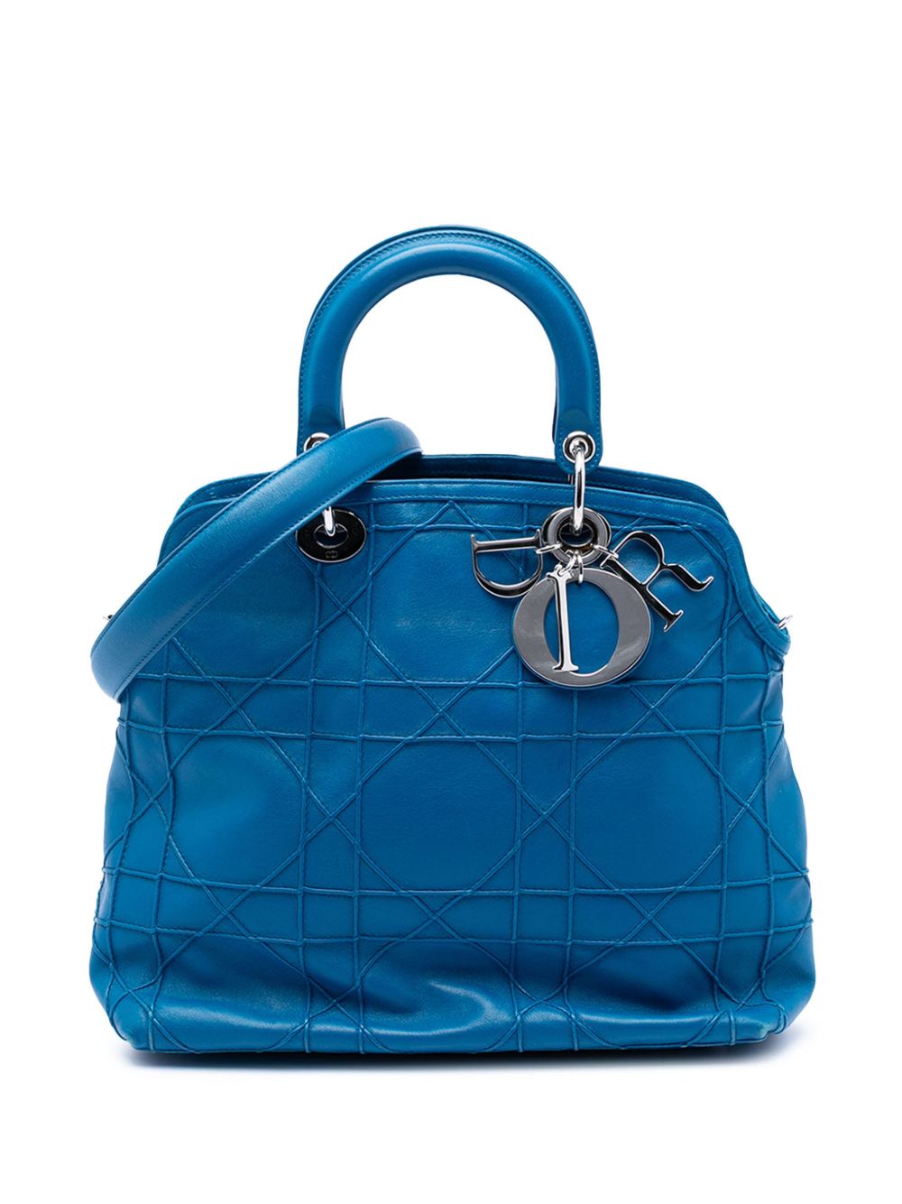 2012 Medium Lambskin Cannage Polochon Granville satchel
