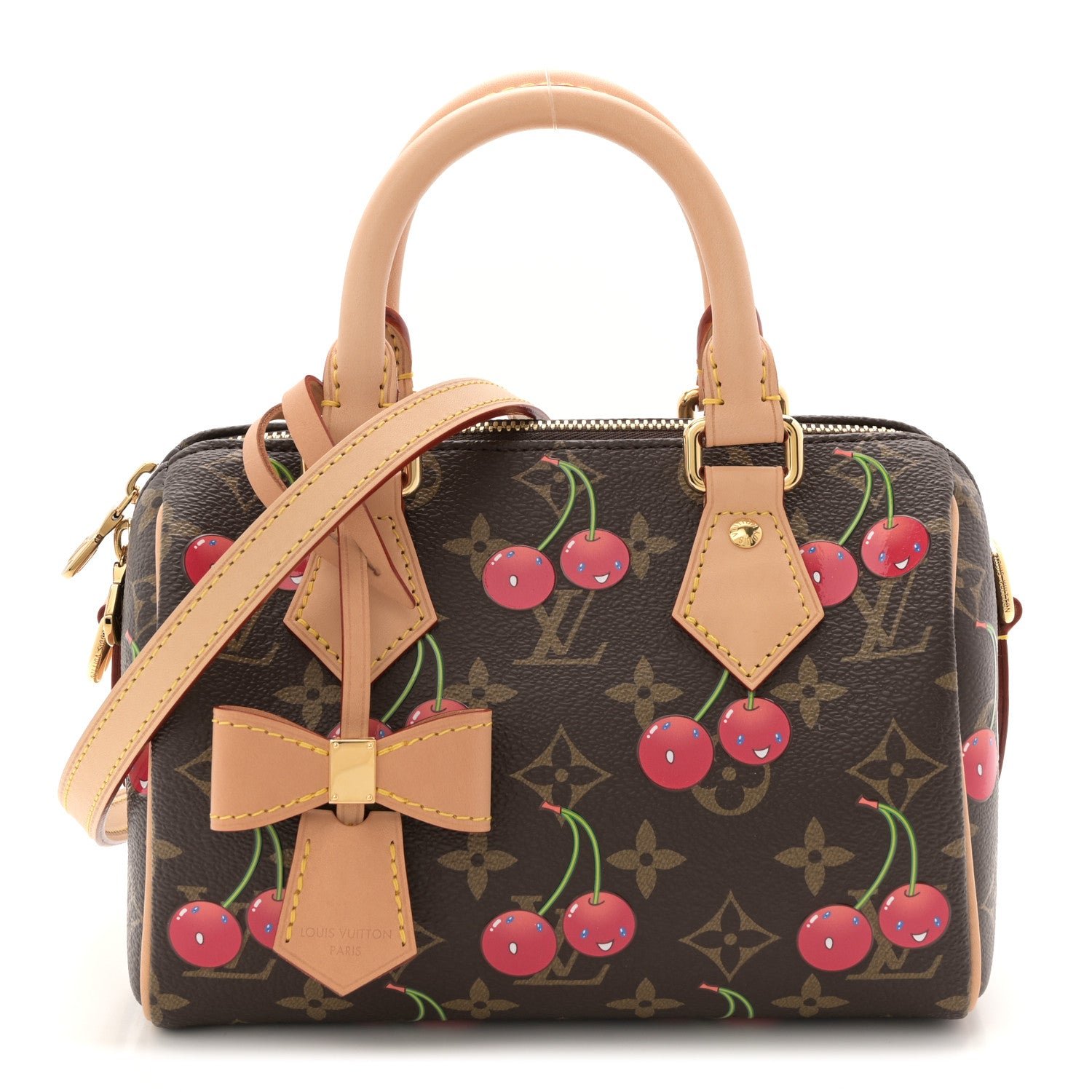 Louis Vuitton Louis Vuitton LV X TM Monogram Cerises Speedy Bandouliere 20