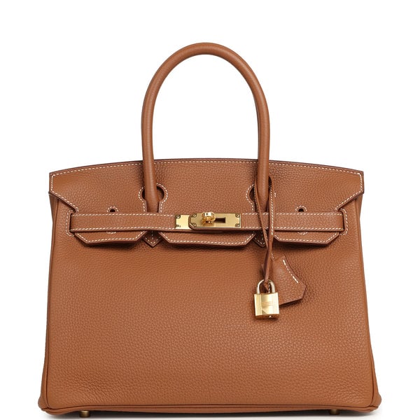 Hermes Pre-owned Hermes Birkin 30 Gold Togo Gold Hardware
