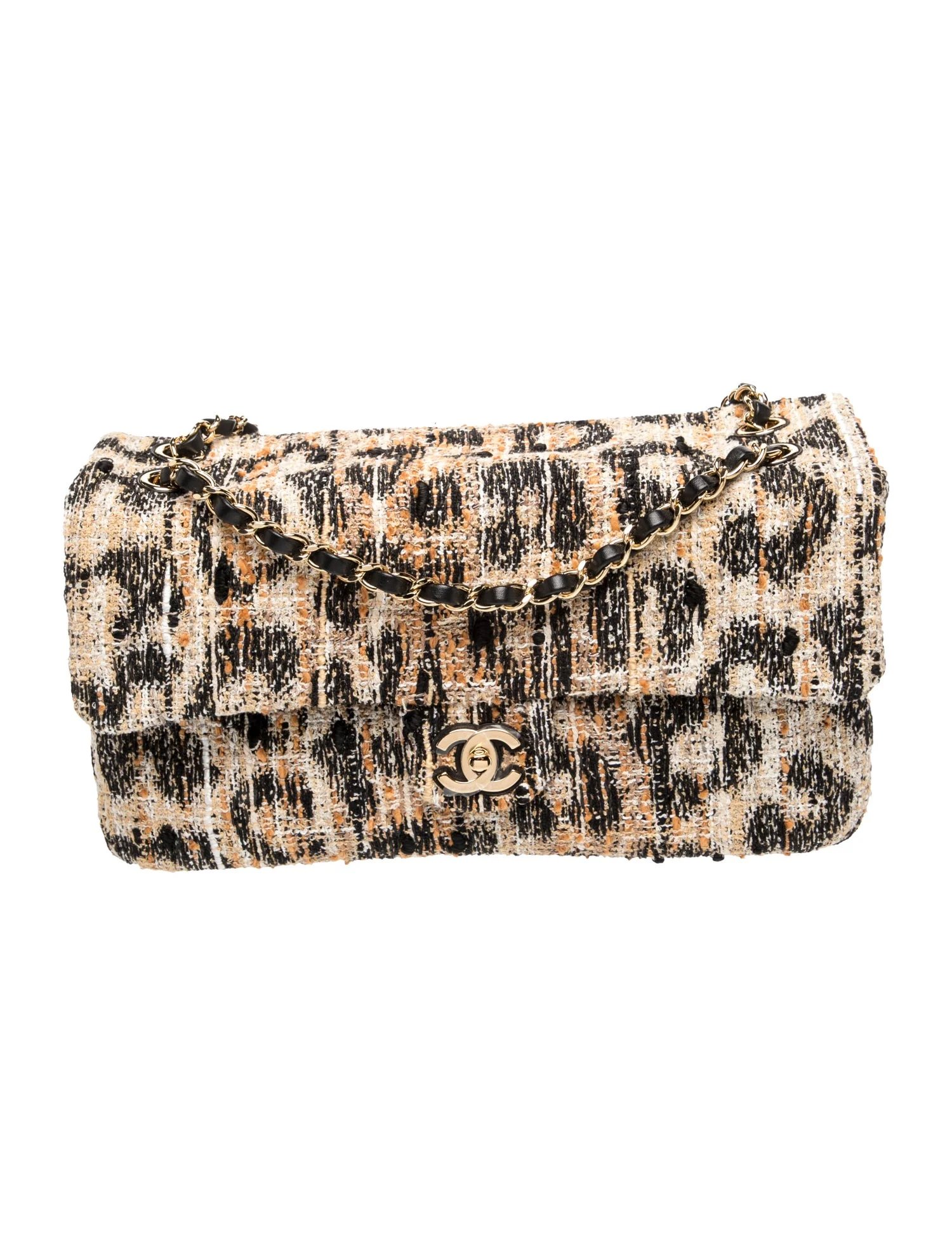 2026 Leopard Print Maxi Souplissimo Flap Bag w/Tags