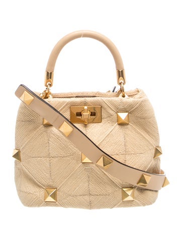 Rockstud Top Handle Bag