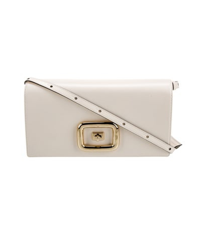 Roger Vivier Vivier Leather Crossbody Bag