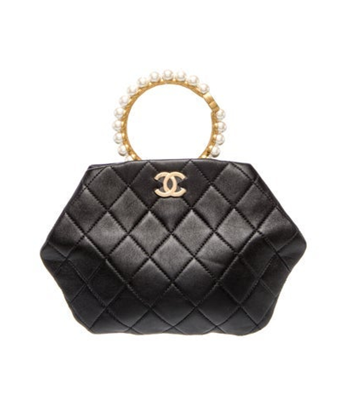 Chanel Pearl Crown Clutch