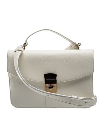 Leather Top Handle Bag