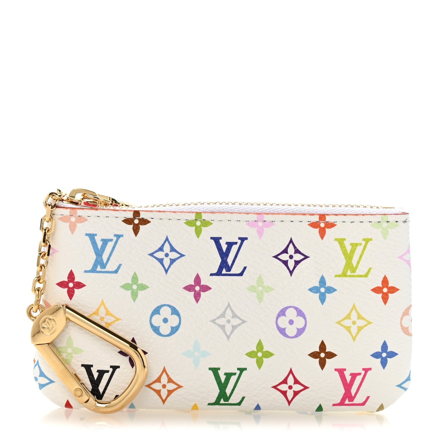 Louis Vuitton LV X TM Monogram Multicolor Key Pouch White