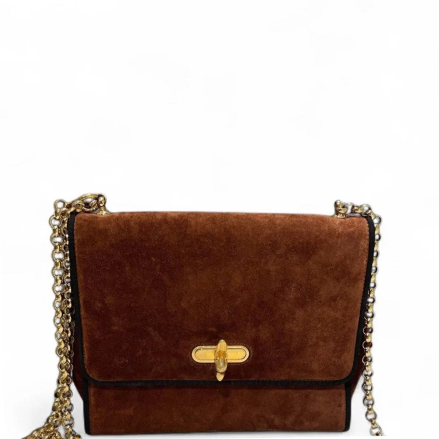 Ferragamo Suede Crossbody Bag Medium