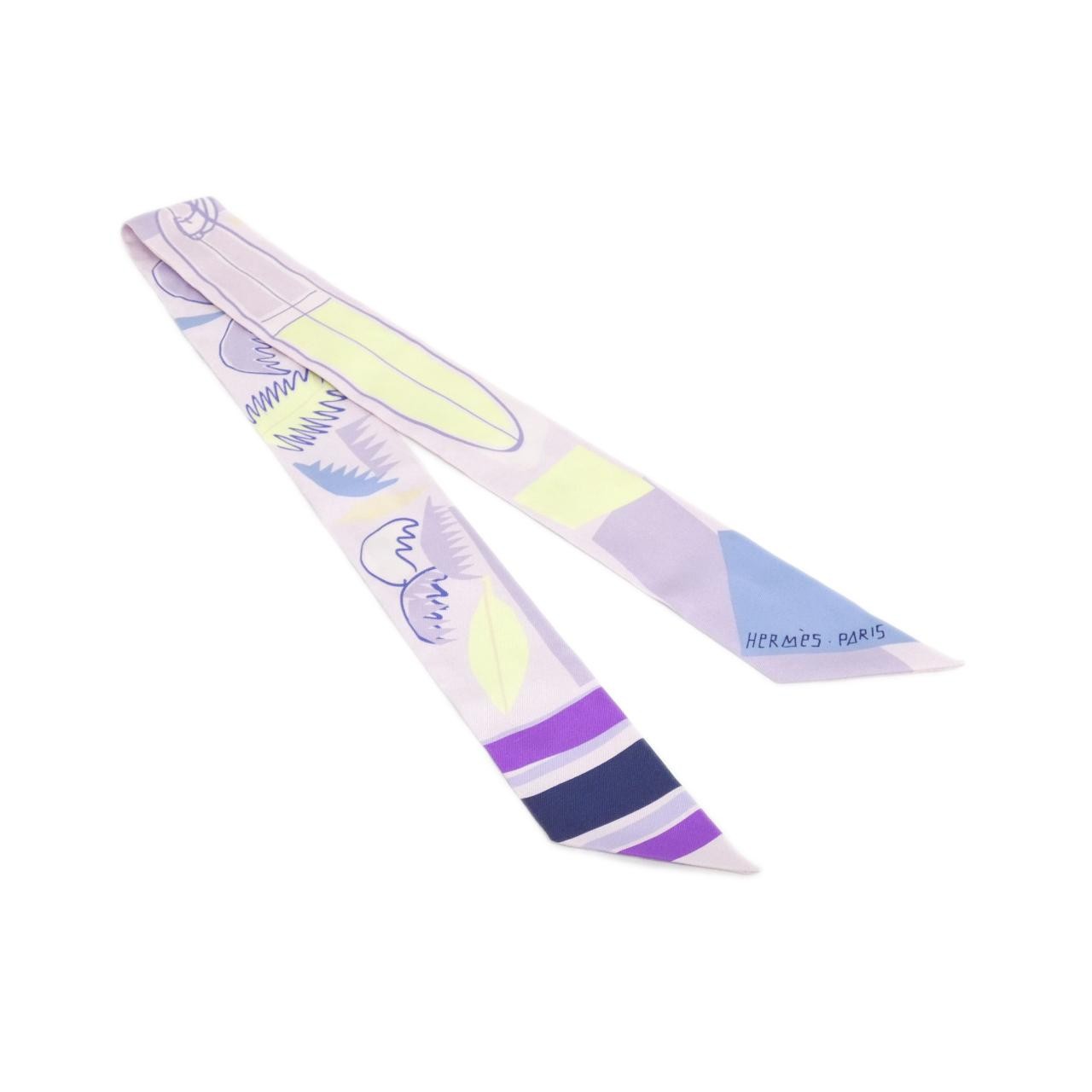 Hermes SEA SURF AND FUN Twilly 063161S Scarf