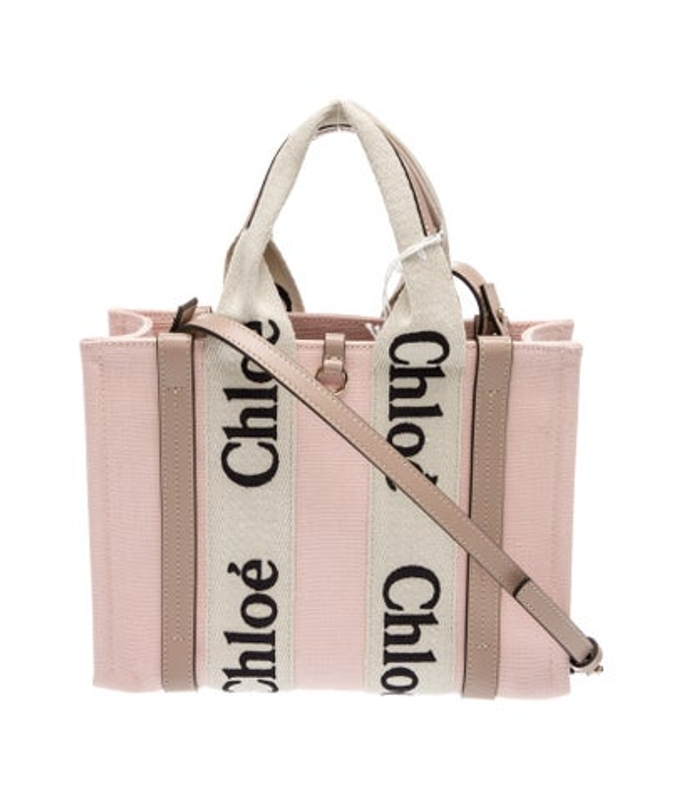 Chloe Canvas Woody Tote Small
