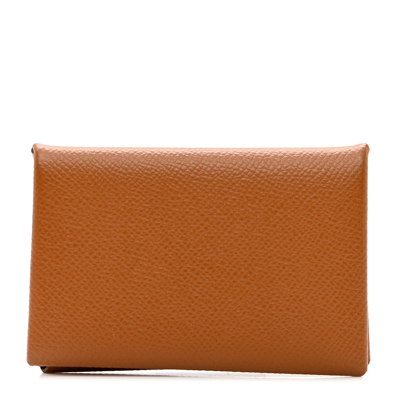 Hermes Epsom Calvi Card Case Gold